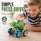 🦖🚙 NU: 50% RABAT I BEGRÆNSET TID – Lysende Monstertruck – Tryk & Start – Farverige LED-lys – Til Børns Fantasi & Sjov – Perfekt Gave 🎁✨🛡️