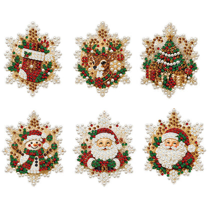 🎄✨ NU: 50% RABAT I BEGRÆNSET TID – DIY Perle Julepynt – 5D Diamantmalingsæt – Glitrende Perler – Akryl – Til Juletræ, Vindue & Festdekoration 🎅🌟🛡️