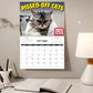 🔥 2026 NYHED: 50% RABAT I BEGRÆNSET TID – Sjove Sure Katte Kalender – 12 Måneder med Latter & Glæde 😾😂✨