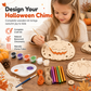 🔥 NYHED: 50% RABAT I BEGRÆNSET TID – Halloween DIY Trægræskar Håndværkssæt – Mal, Saml & Hæng Op 🎃✨🖌️