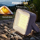 💡🔥 NU: 50% RABAT I BEGRÆNSET TID – Ultraportabel Solcellesolcellelampe – 3 Lystilstande – 120° Belysning – IPX4 Vandtæt – Powerbank – Magnetisk & Ophængbar – Til Camping & Nødsituationer 🌙🏕️🛡️