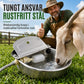 ⏳ Kun for en kort tid – 50 % RABATT ⏰Automatisk drikkeskål i 304 rustfritt stål med flottør og avløpshull for storfe, hester, sauer og hunder