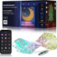 💡✨ NU: 50% RABAT I BEGRÆNSET TID – Smart LED-projektor – Tilpassede Mønstre & Billeder – Musiksynkroniseret Lysshow – App & Fjernbetjening – Vandtæt – USB-drevet – Til Hjem, Have & Fest 🎵🌈🛡️