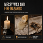 🕯️✨ NU: 50% RABAT I BEGRÆNSET TID – Retro Vintage Lygte med Flimrende LED-lys – Trygt & Bærbart Levende Lys – Uden Voks, Varme eller Røg – Robust & Elegant – Til Hjem & Fest 🏡🛡️