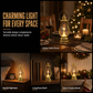 🕯️✨ NU: 50% RABAT I BEGRÆNSET TID – Retro Vintage Lygte med Flimrende LED-lys – Trygt & Bærbart Levende Lys – Uden Voks, Varme eller Røg – Robust & Elegant – Til Hjem & Fest 🏡🛡️
