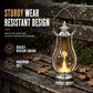 🕯️✨ NU: 50% RABAT I BEGRÆNSET TID – Retro Vintage Lygte med Flimrende LED-lys – Trygt & Bærbart Levende Lys – Uden Voks, Varme eller Røg – Robust & Elegant – Til Hjem & Fest 🏡🛡️