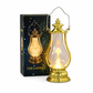 🕯️✨ NU: 50% RABAT I BEGRÆNSET TID – Retro Vintage Lygte med Flimrende LED-lys – Trygt & Bærbart Levende Lys – Uden Voks, Varme eller Røg – Robust & Elegant – Til Hjem & Fest 🏡🛡️