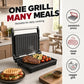 🔥🥪 NU: 50% RABAT I BEGRÆNSET TID – Panini-grill der Åbnes til 180° – Hurtig Opvarmning – Riflede Grillplader – Én Grill, Mange Retter – Til Sandwich, Bøf, Grøntsager & Morgenmad 🍳🛡️✨