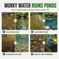 💧🐟 NU: 50% RABAT I BEGRÆNSET TID – Naturlig Dambvandsklarer – Nedbryder Slam & Organisk Affald – Krystalklart Vand – Til Damme & Havevand – Nem 3-Trins Påføring 🌿🛡️✨
