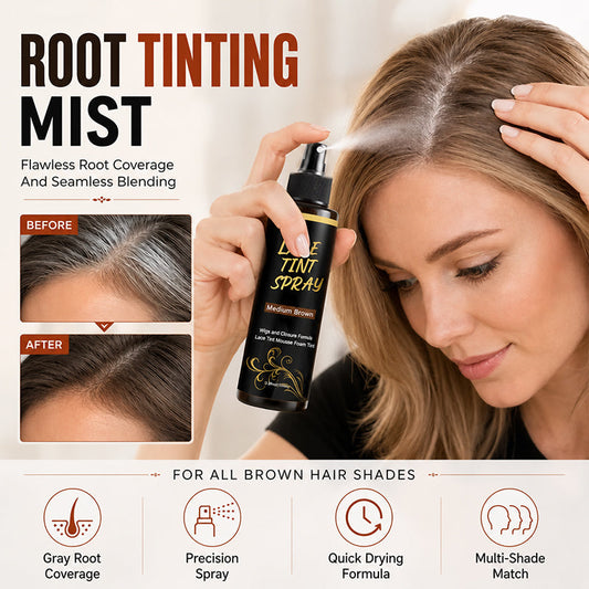 💇‍♀️✨ NU: 50% RABAT I BEGRÆNSET TID – Hårfarvespray til Grå Hårrødder – Dækker Hvide Hår Øjeblikkeligt – Hurtig & Enkel – Tør & Pletfri – Flere Farver – Perfekt til Hovedbund, Skinne & Tindinger 🎨🛡️
