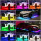 🚗✨ NU: 50% RABAT I BEGRÆNSET TID – APP-styret Bilbelysning – Dream Color LED Strips – 15 Farvetilstande – IP68 Vandtæt – Universel 12V – Til Bil, SUV, Båd & Hjem 🎨🛡️