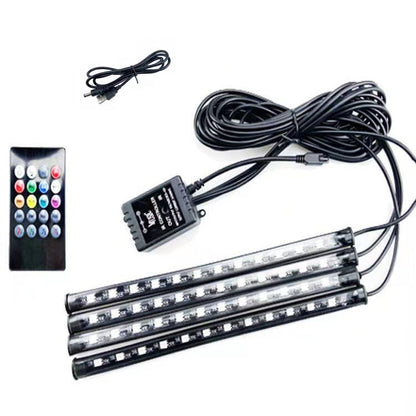 🚗✨ NU: 50% RABAT I BEGRÆNSET TID – APP-styret Bilbelysning – Dream Color LED Strips – 15 Farvetilstande – IP68 Vandtæt – Universel 12V – Til Bil, SUV, Båd & Hjem 🎨🛡️