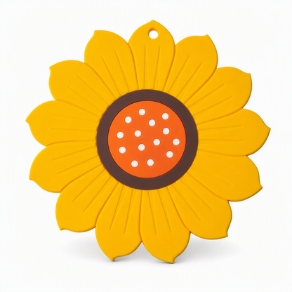 ✨ KØB 1, FÅ 1 GRATIS – Varmebestandig Bordskåner i PVC – Beskytter Spisebordet – Tåler Varme Pander – 3 mm Tykkelse – Smukt Blomsterdesign – 10 eller 20 cm 🌸🛡️