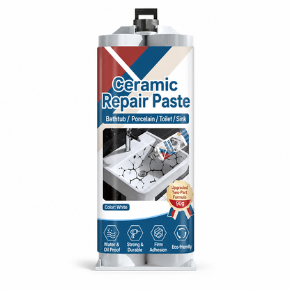 🔧 KØB 2 – FÅ 1 GRATIS! 50% på keramisk reparationssæt – Epoksyharpiks – Vandtæt – Slidstærk – Fæster på porcelæn, stentøj & marmor – Perfekt til badeværelset 💪🚿