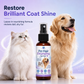 🐾✨ NU: 50% RABAT I BEGRÆNSET TID – Udfiltringsspray til Kæledyr – Løser Filt – Reducerer Træk – Blød & Skinnende Pels – Til Langhårede Katte & Krøllede Hunde 🐱🐶🛡️