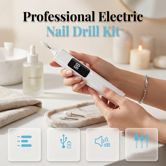 🔥 NÅ: 50% RABAT I BEGRÆNSET TID – Professionelt Elektrisk Neglebor-sæt – Fjerner Hård Hud & Neglebånd – LED-display – Ergonomisk Design 💅✨🛡️
