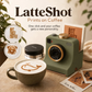 🔥 NÅ: 50% RABAT I BEGRÆNSET TID – 3D-printet Latte Art-skabeloner – Lav Café-mønstre på 3 Sekunder – Intet Barista-kurs 🎨☕✨