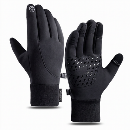 🧤 Vinterhandsker med fleecefor – Berøringsskærm – Antiskrid – Varm & vindbeskyttende – Brug mobilen uden at tage handskerne af – 50% RABAT ❄️✨