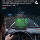 HUD-GPS-hastighedsmåler til køretøjer