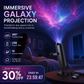 Plug-and-Play HD-projektor med galakse- og havmotiver som natlampe 🥳 Over 50.000 tilfredse brugere